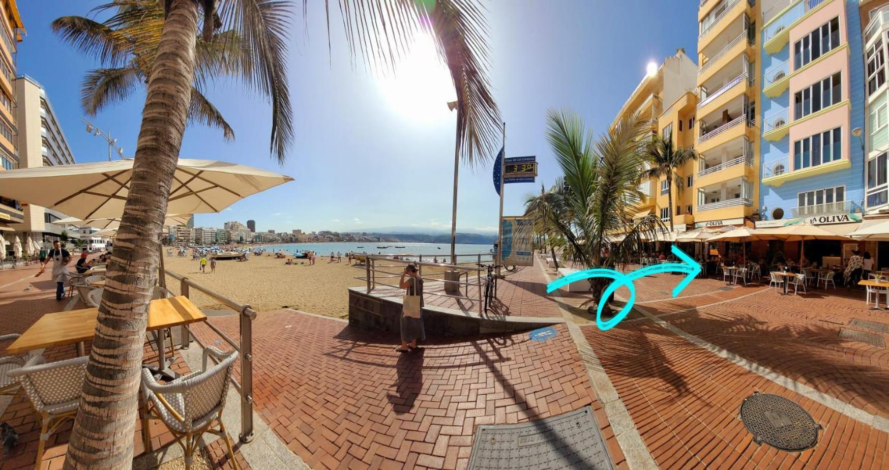 Casita Canaria Playa Beachfront Access & Lateral Ocean View With Terrace Лас-Пальмас-де-Гран-Канария Экстерьер фото